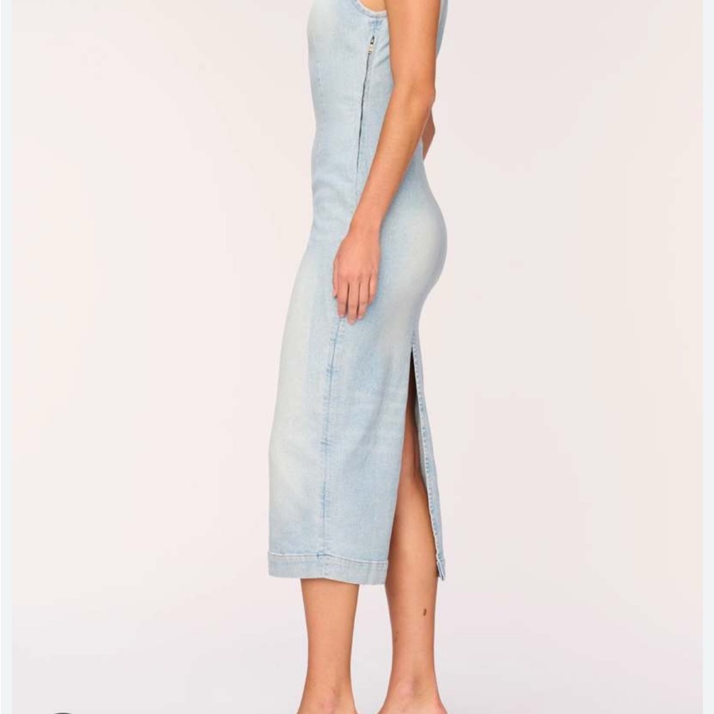 NWT DL1961 Esme Light Blue Denim Sleeveless Dress